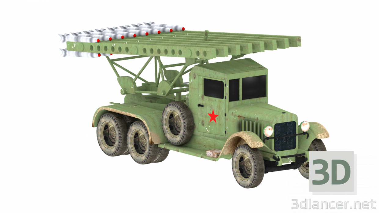 3d BM-13 "Katyusha" model buy - render