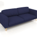 3d модель Тор прямой диван 3-местный – превью