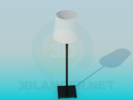 modello 3D Lampada da terra - anteprima