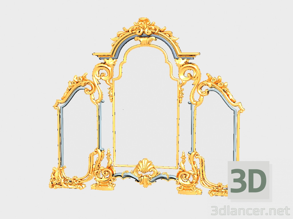 3D Modell Spiegel - Vorschau