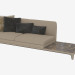 3D modeli Sofa modern deri Oscar (298х98х83) - önizleme