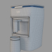 3D Kahve makinesi Beko BKK 2300 modeli satın - render