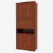 3d model Bookcase with a bar (4821-13) - preview