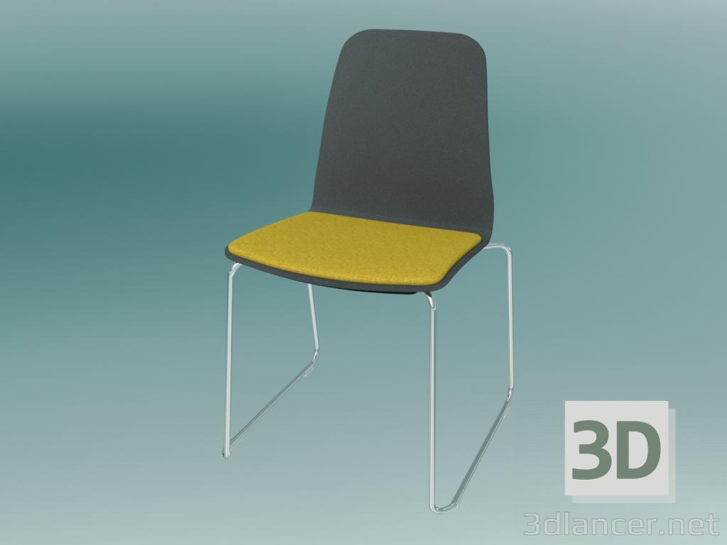 3d model Visitor Chair (K21V3) - preview