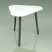 3d model Side table 010 (Metal Smoke, Carrara Marble) - preview