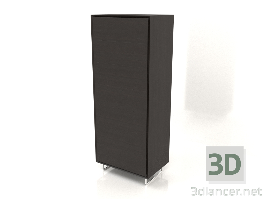 3d model Chest of drawers TM 013 (600x400x1500, wood brown dark) - preview
