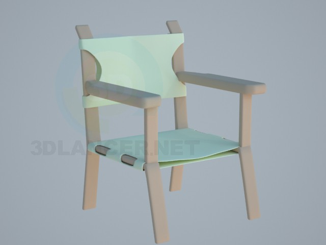 3d модель стул – превью
