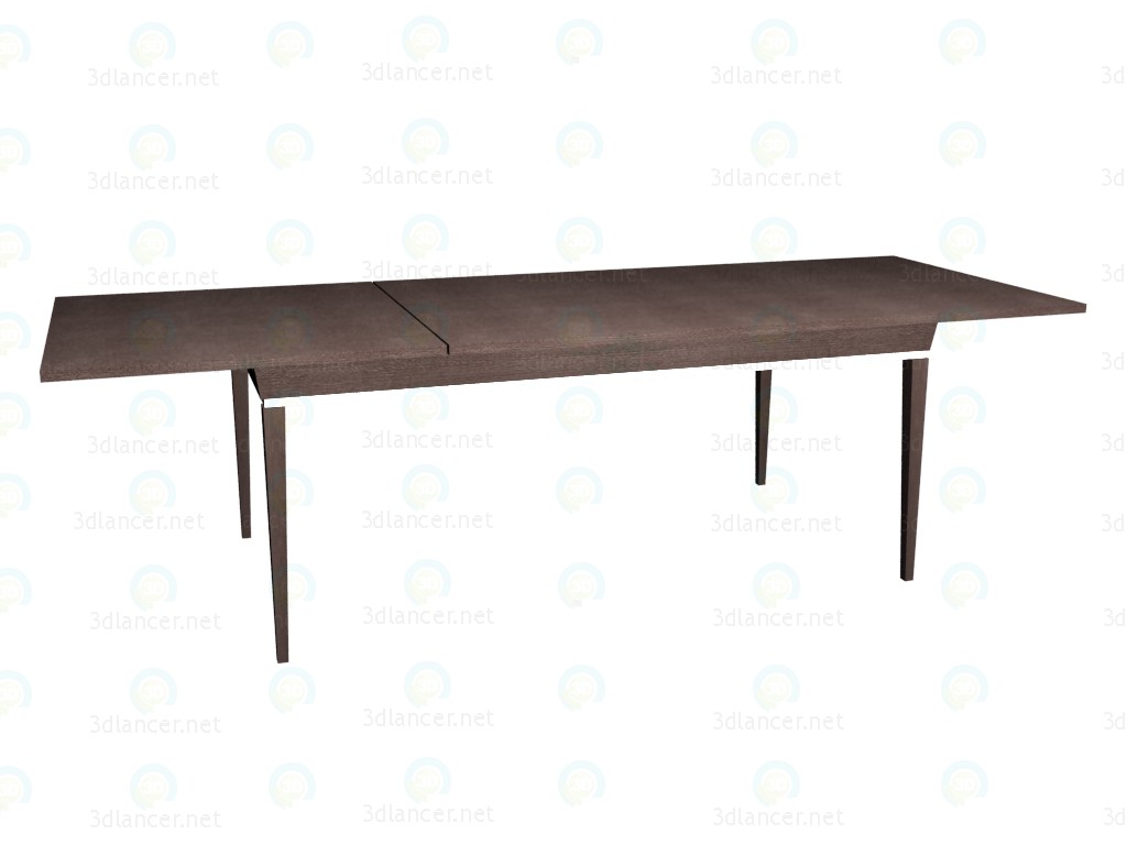 modèle 3D Table pliante (décomposés) 180 - preview