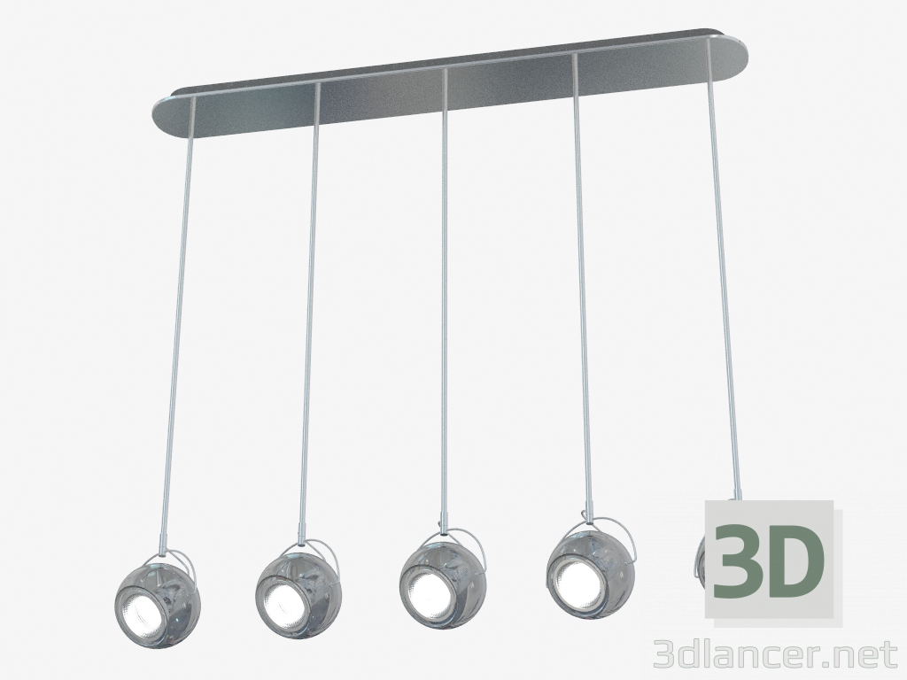3d model Ceiling lighting fixture D57 A15 00 - preview