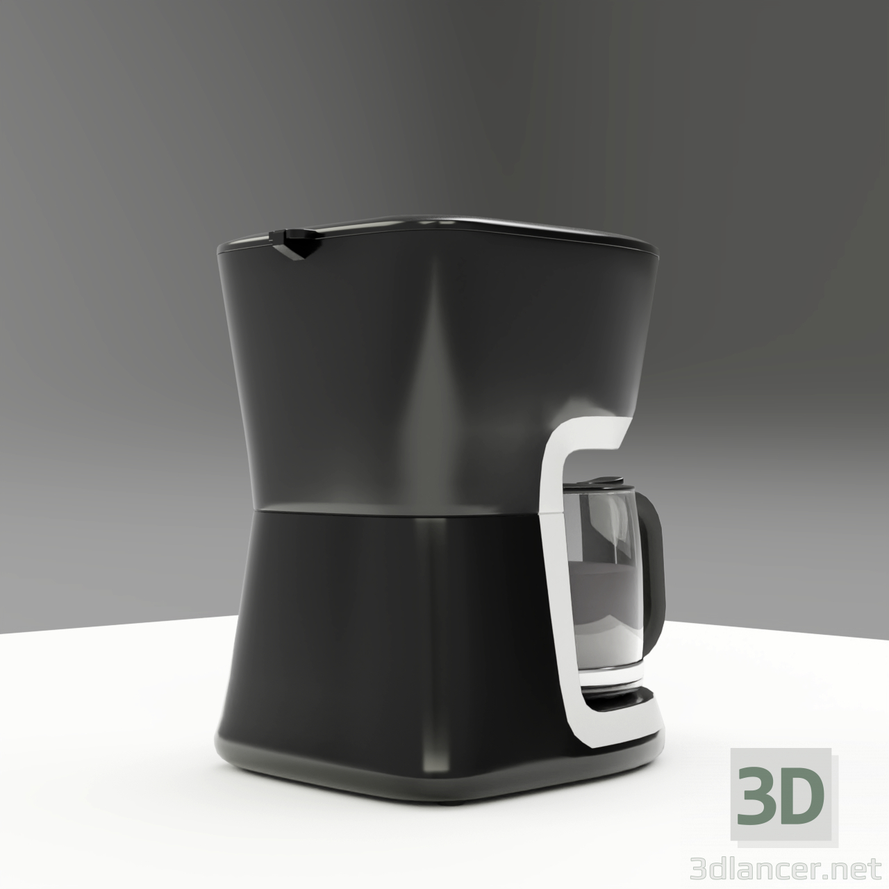 3D Electrolux Kahve Makinesi Ecm 3505 modeli satın - render