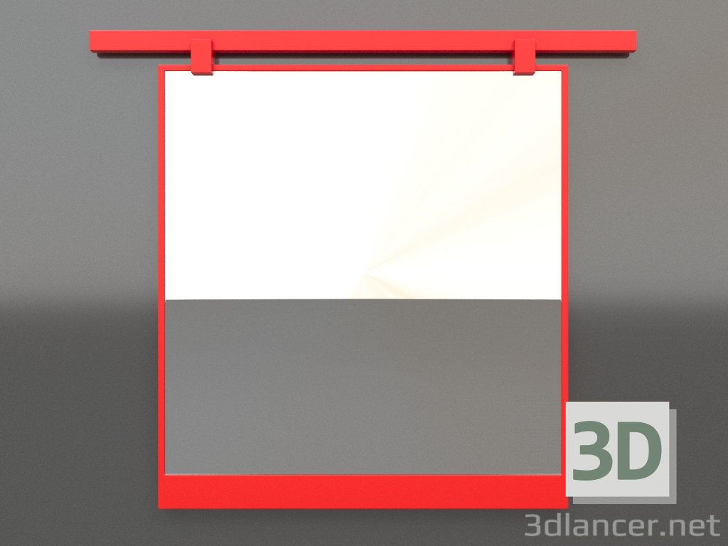 3d model Espejo ZL 13 (800х700, naranja luminoso) - vista previa