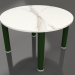 3d model Coffee table D 60 (Bottle green, DEKTON Aura) - preview
