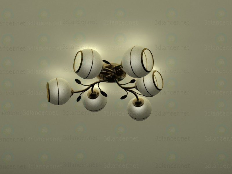 3d model Araña de luces Eglo - vista previa