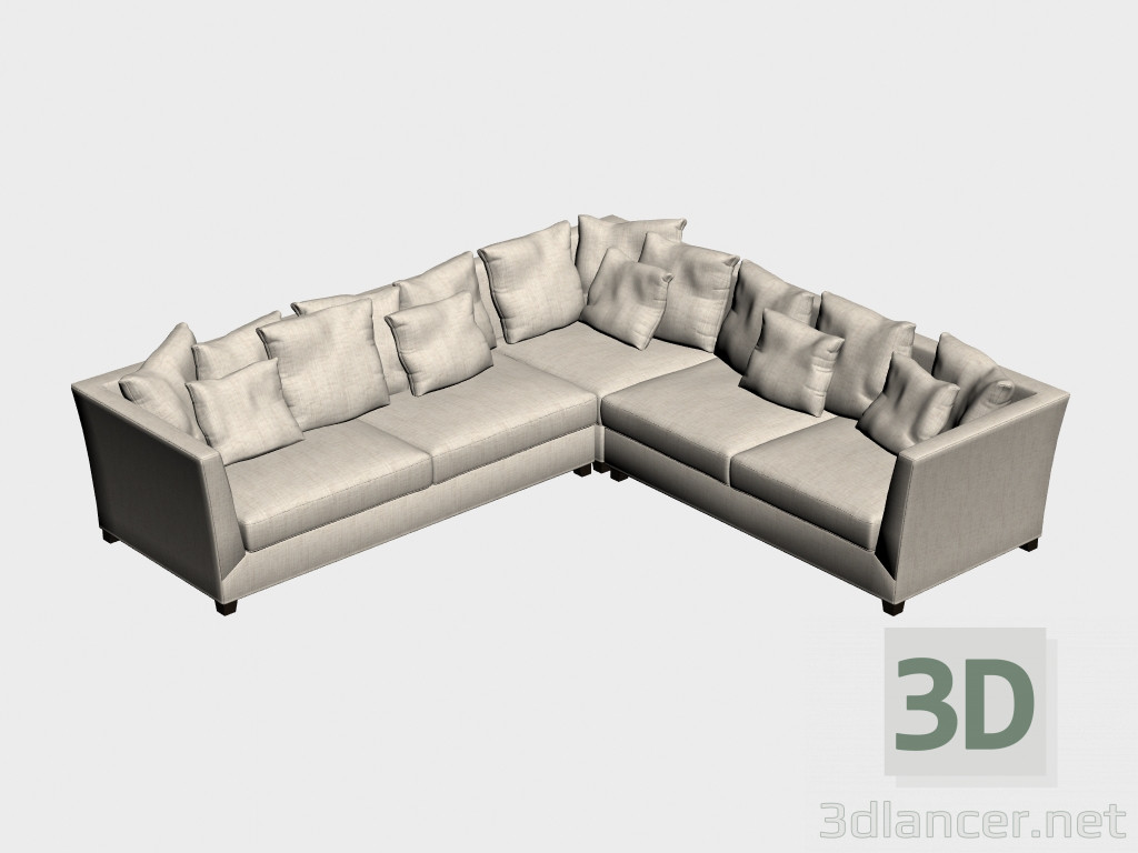 3D Modell Sofa Victory (Ecke, 283h307) - Vorschau
