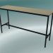 3d model Rectangular table Base High 50x190x105 (Oak, Black) - preview