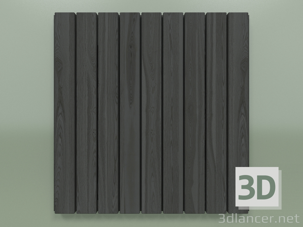 3D modeli 40X20 mm şeritli panel (koyu) - önizleme