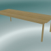 modèle 3D Table en bois linéaire (260х90 cm) - preview