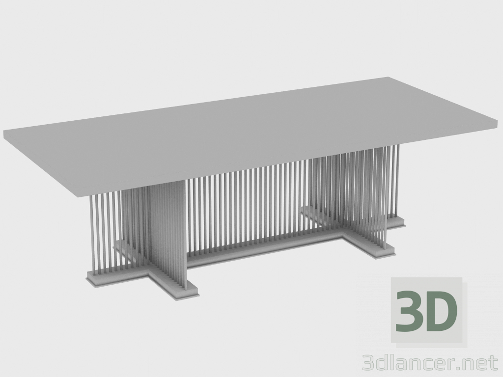 3D modeli Yemek Masası SCHUBERT TABLO (250X110XH75) - önizleme