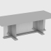 3D Modell Esstisch SCHUBERT TABLE (250X110XH75) - Vorschau