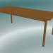 3d model Table Linear Steel (200 cm, Brunt Orange) - preview