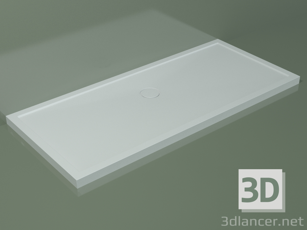 3D modeli Duş teknesi Medio (30UM0124, Glacier White C01, 180x80 cm) - önizleme