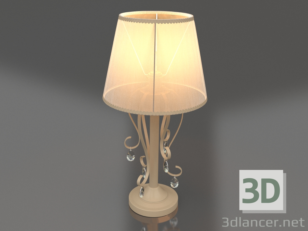 3d model Lámpara de sobremesa Simone (FR2020-TL-01-BG) - vista previa