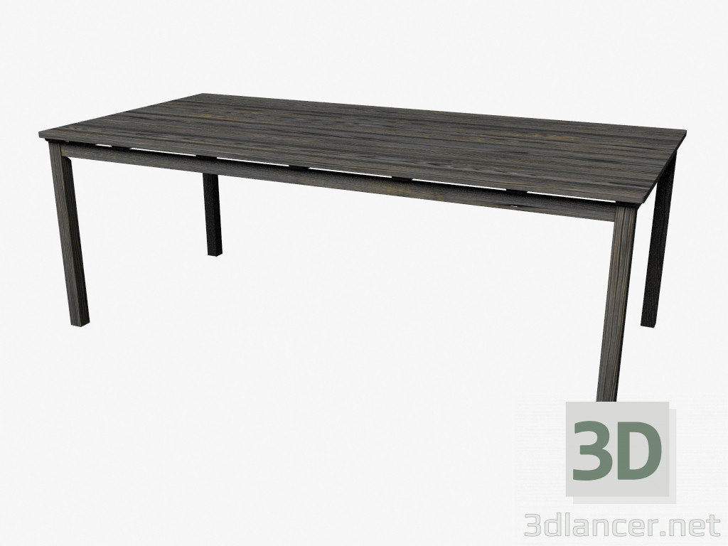 3d модель Обідній стіл (темне) – превью