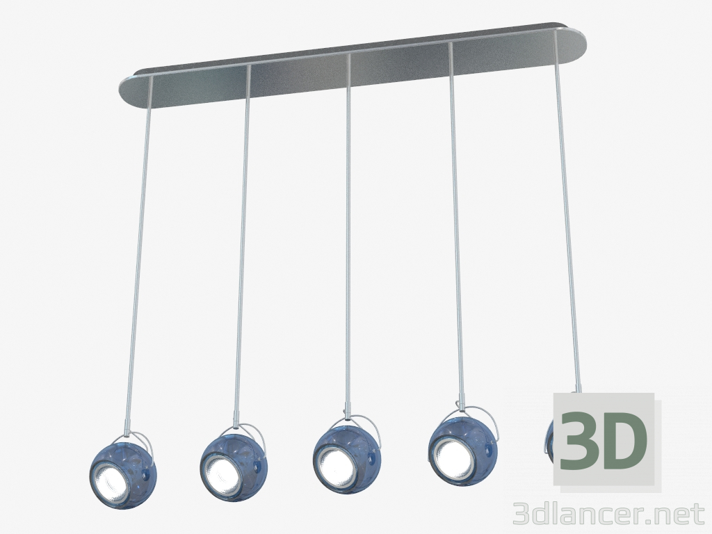 3d model Ceiling lighting D57 A15 31 - preview