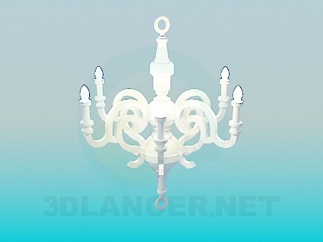 3d model Gentle chandelier - preview