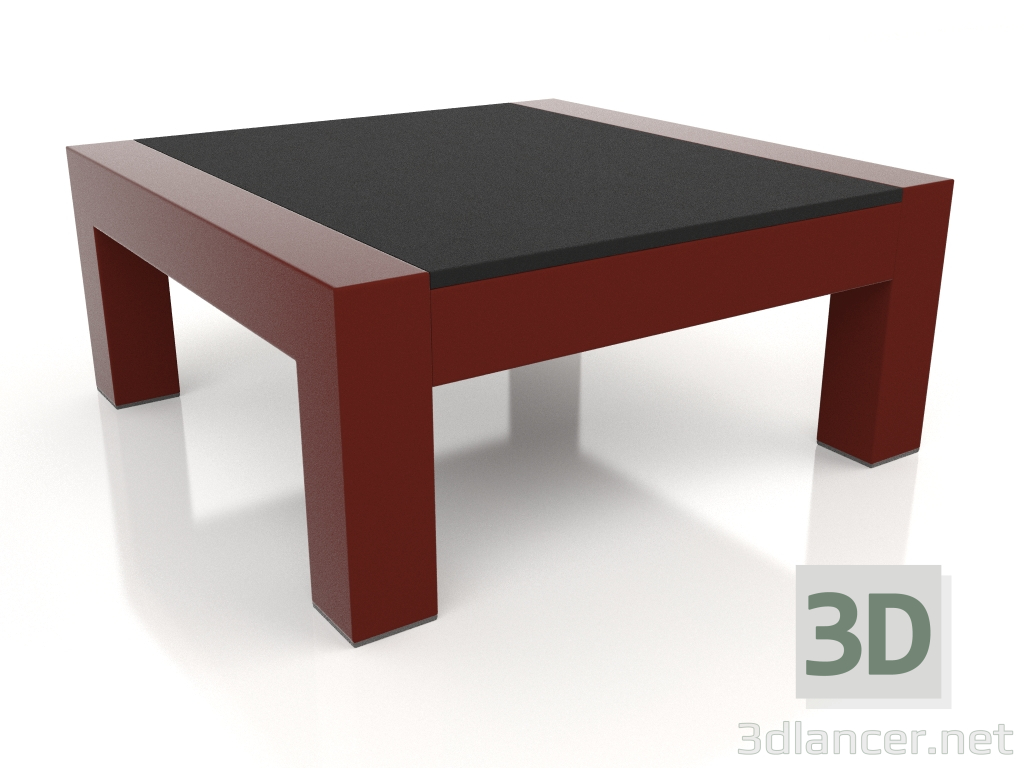 3d модель Боковой стол (Wine red, DEKTON Domoos) – превью
