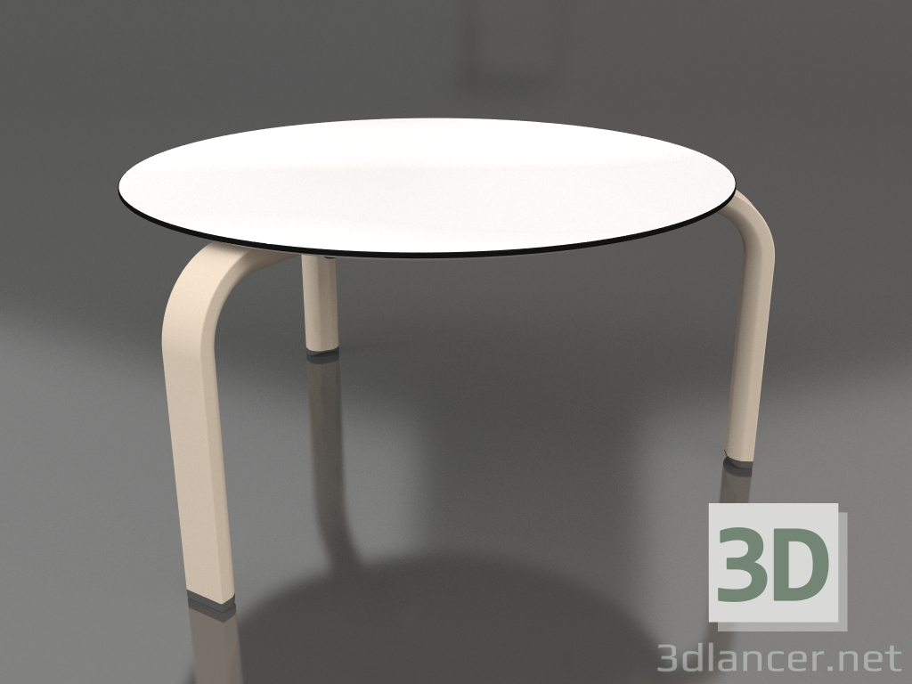 3D Modell Runder Couchtisch Ø70 (Sand) - Vorschau