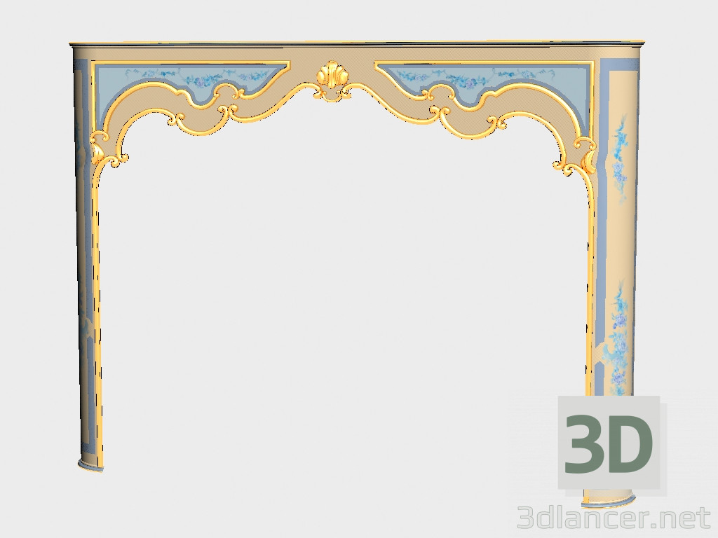 3d model Arco de la cama - vista previa