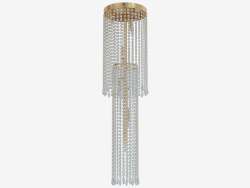 Стельовий кришталевий світильник (C110231 8gold)