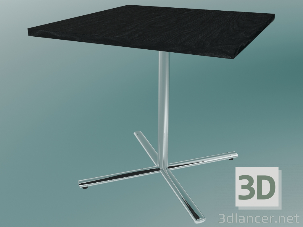 modello 3D Tavolo da caffè, quadrato (750x750mm) - anteprima