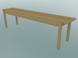 Banc en bois linéaire (170 cm)