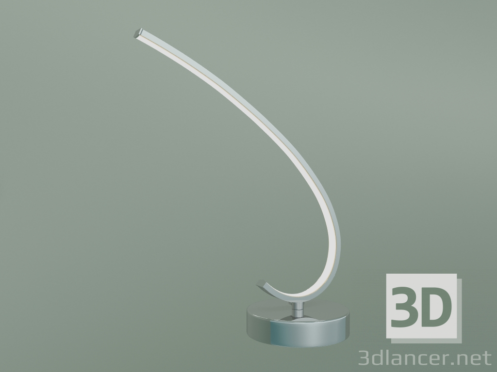 modello 3D Lampada da tavolo 80416-1 (cromo) - anteprima