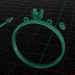 modello 3D anello da donna - anteprima