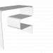 3d модель хай-тек стол – превью