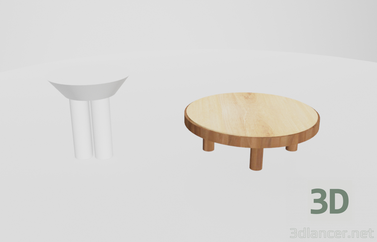 modello 3D Tabelle - anteprima