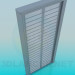 3d model Door with square - preview