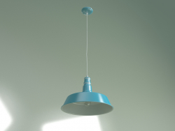 Lámpara colgante Barn Industrial (azul)