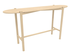 Table console KT 01 (1400x340x750, bois blanc)