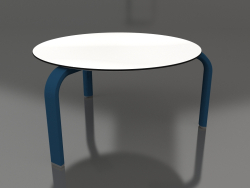 गोल कॉफ़ी टेबल Ø70 (ग्रे नीला)