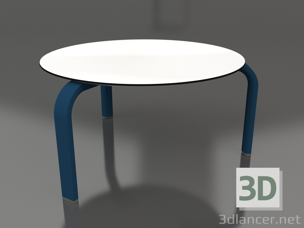 3d model Mesa de centro redonda Ø70 (Gris azul) - vista previa