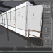 modèle 3D de Balcon dans le hangar acheter - rendu