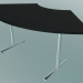 3d model Crescent-shaped T-leg Flip-top table (1200x600mm) - preview