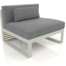 3d model Modular sofa, section 3 (Cement gray) - preview