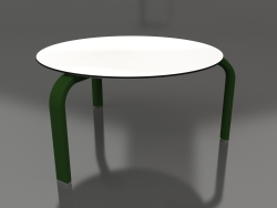 गोल कॉफ़ी टेबल Ø70 (बोतल हरी)
