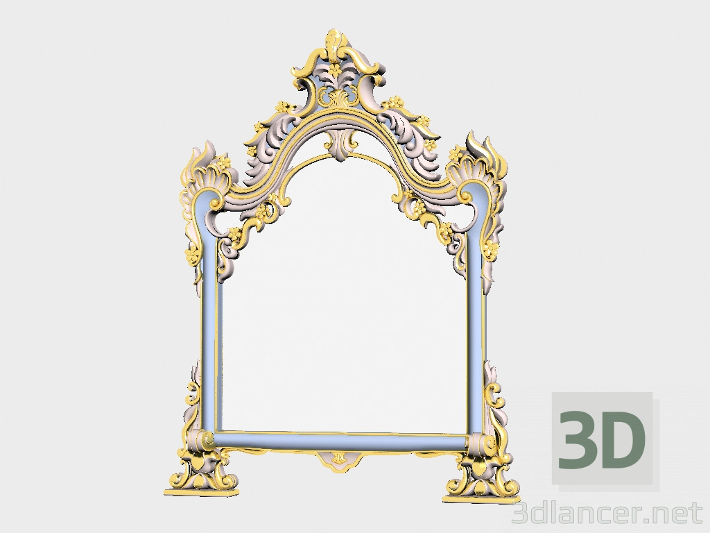 Modelo 3d Espelho - preview