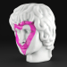 3D alçı başı modeli satın - render